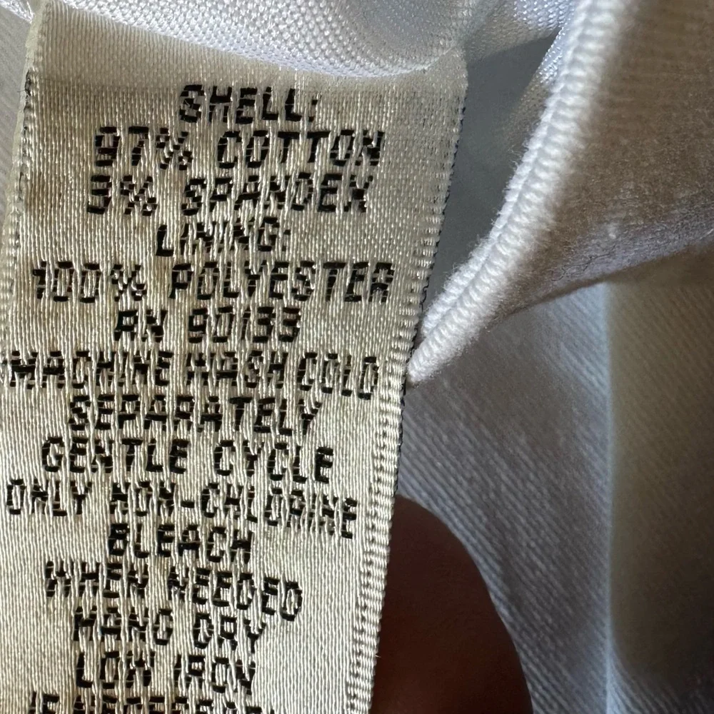 Lines by Louis Dell’Olio White Double-Breasted Women's Jacket Brand New Size 2x - Picture 3 of 3